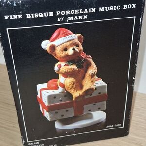 Fine Bisque Porcelain Music Box
